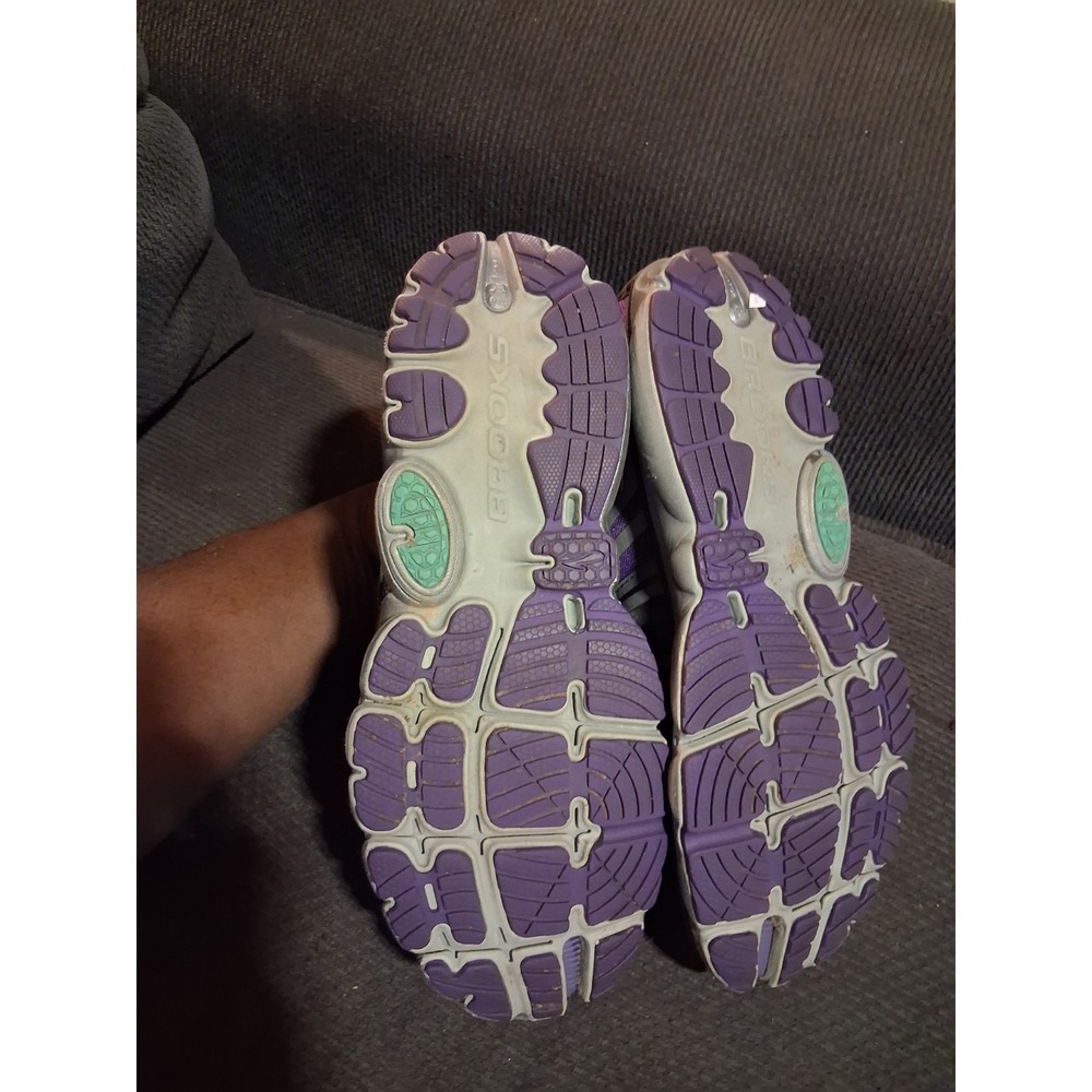 Brooks Pure Cadence 2 Women's Purple Gray Athletic Running Sneakers Shoes 10B - Picture 7 of 8
